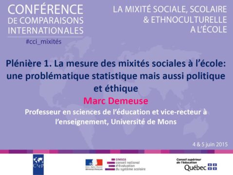 La mesure des mixités sociales à l&rsquo;école : une problématique statistique mais aussi politique et éthique (Belgique)
