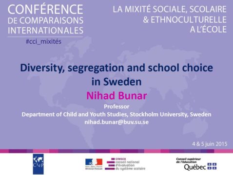 SUÈDE. Diversité, ségrégation et choix de l&rsquo;école en Suède