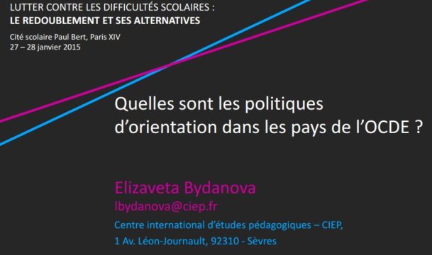 Orientation et redoublement : quelles politiques dans les pays de l&rsquo;OCDE ?