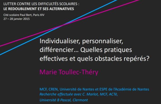 Comment mieux comprendre la nature des difficultés des élèves et agir sur les conceptions des enseignants ?