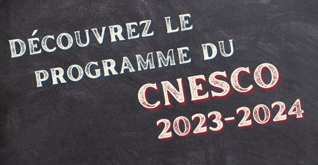 Programme du Cnesco 2023 - 2024