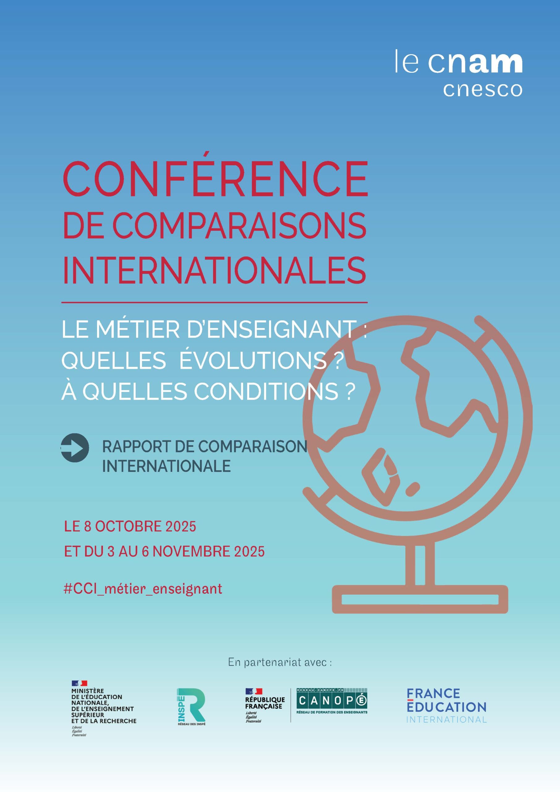 Couverture du rapport internationale de la conférence sur le métier d'enseignant